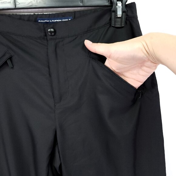 Ralph Lauren Golf Pants Womens Size7 Straight Leg Zip Pockets Stretch Full Lined - Picture 3 of 16